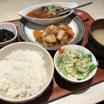 エニシ - 肉魚ミックス定食