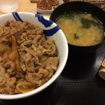 松屋 - プレミアム牛丼大盛りつゆだく