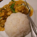 バンコクスパイス - 鶏肉のカレー炒めセット900円