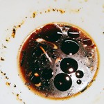 らー油肉つけうどんの南哲 - 後からでも自家製らー油を足してくれます。