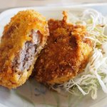 忠治食堂 - メンチ