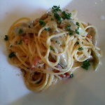 レガーロ - 揚げナスとパンチェッタのクリームソース