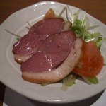 お通し　鴨のロースト