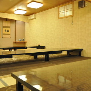 1階の宴会テーブル席です。季節のイベントは是非こちらで。