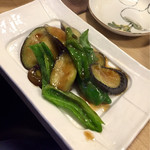 すみれ - 長なすしょうが正油いため