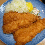 漣 - 大海老フライは食べ応えあります