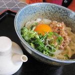手打ちうどん　古奈門 - 納豆釜玉