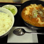松屋 - 2010/12/21 松屋 豆腐キムチチゲセット490円816kcal