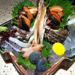 魚料理　遊山 - サザエのお刺身