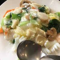 雅苑酒家 本店 - 海鮮焼きそば