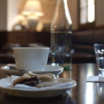 小木曽食堂 - デザートのクッキーとコーヒー