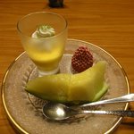 日の出 - 水物にはカボチャのプリンが
