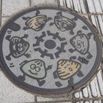 日の出 - さすが桑名のはまぐり！！！（マンホールの蓋にまで）