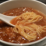 中国饗膳 粋廉 - 2017/04　ふかされあんかけ拉麺UP　おまかせｺｰｽ(3,000円)