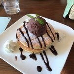 Dessert - パンケーキ  チョコ   580円