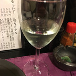 喰って家 - 写楽純米グラス（500円）
