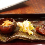 滋味 康月 - あて3種