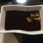 海さくら - 刺身醤油にワサビをとく