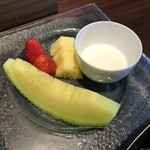 Prince Hotel Shinagawa - 【2017年03月】「カフェレストラン24」のアメリカンブレックファーストのデザート。