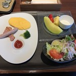 Prince Hotel Shinagawa - 【2017年03月】「カフェレストラン24」のアメリカンブレックファースト提供時。