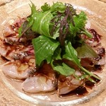 駅前のバル - 旬魚(鰆､鰤)のカルパッチョ