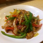 ゆたか - 豚肉の青椒肉絲