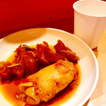 博多のおでん - 『すじ＆餃子巻き』＆振る舞い剣菱しゃん