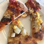 焼津グランドホテル - 石窯で焼きたてのピザ