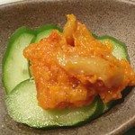 初代　おかわりや  - 生からすみチャンジャ