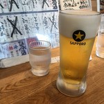 魚河岸酒場 FUKU浜金 - ビールはサッポロ