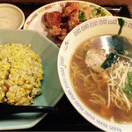 Ra-Ment Emma - Bラーメン定食から揚げ￥890