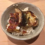 うを徳 - 浜名湖 鰻飯（上から）