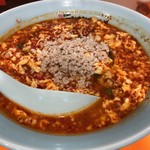 元祖ニュータンタンメン本舗 - タンタンメン大盛大辛ひき肉ダブルニラ