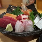 鉄板居酒屋OHANA - お造り５種盛り