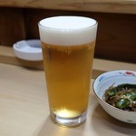 家庭料理 小川 - 生ビール