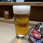 家庭料理 小川 - 生ビール