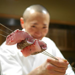 東麻布 天本 - 黒ムツ炭焼き