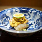 東麻布 天本 - 牡丹海老と唐津赤うに