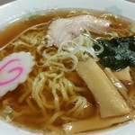 喜多方ラーメン - 醤油らーめん、アップ。