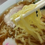 喜多方ラーメン - 醤油らーめん、リフトアップ。