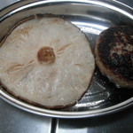 直売所 サン - 椎茸とハンバーグ焼いてみた