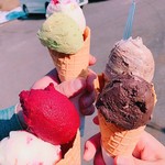 牛小屋のアイス - 