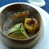 中国料理 「チャイナブルー」 コンラッド東京 - おすすめ点心　豚と牛の餃子　豚焼売