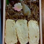 大徳寺 さいき家 - 牛丼(？)と玉子焼き