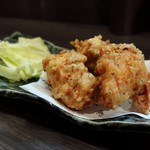 つかふき屋 - 地鶏むねバジル唐揚げ