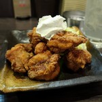つかふき屋 - 地鶏もも唐揚げサワークリーム掛け
