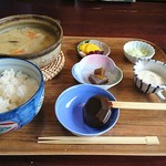 玉露の里 茶の華亭 - 名物岡部汁(980yen)