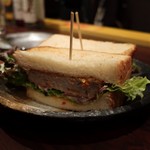 BAR GAKU - 愛媛じゃこカツのサンドイッチ