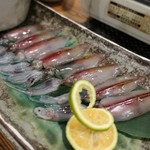 ぼちぼち - 生ほたるいかのしゃぶしゃぶ