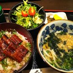 Shunsai Ryouri Ten - うなぎまぶし飯とミニうどん（ランチ）